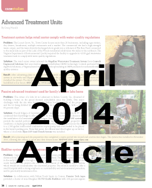April 2014 Onsite Installer Magazine Article