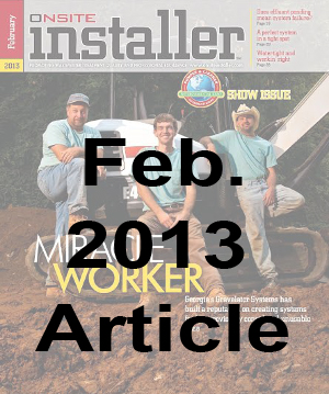 February 2013 Onsite Installer Magazine Article